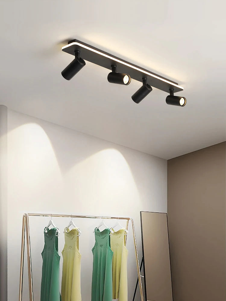 lustre moderne à leds pour maison intérieur foyer - vue 4 sur 9