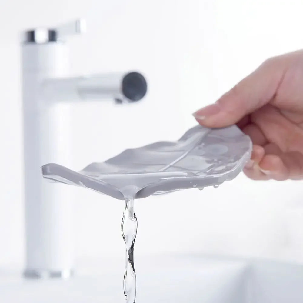 porte-savon créatif en forme de feuille et étoile de mer - vue 4 sur 10
