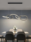 lustre Simple moderne île Restaurant suspension nordique luxe créatif en acier inoxydable galvanisé suspension