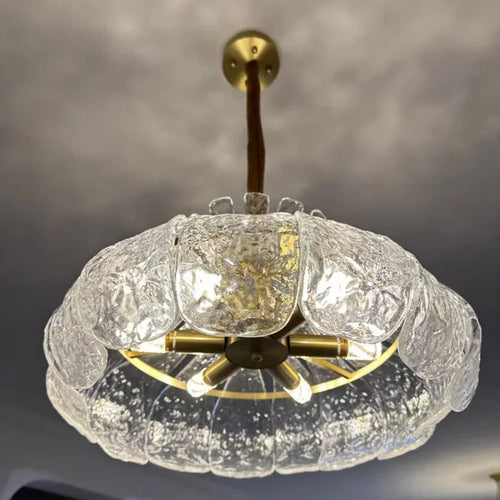 lustre nordique en verre pour décoration moderne intérieure - vue 5 sur 8