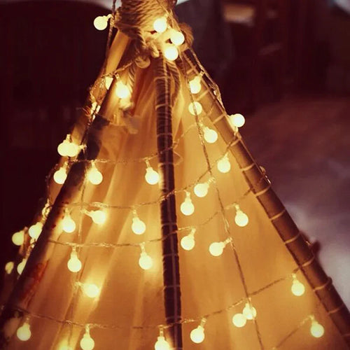 guirlande lumineuse led pour extérieur mariage jardin et Noël - vue 5 sur 9