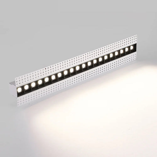 plafonnier led encastrable linéaire créatif sans rebord magnetique - vue 4 sur 5