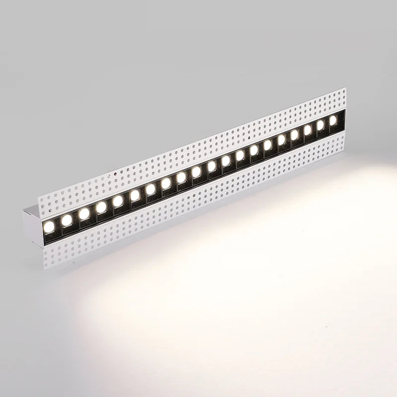 plafonnier led encastrable linéaire créatif sans rebord magnetique - vue 3 sur 5