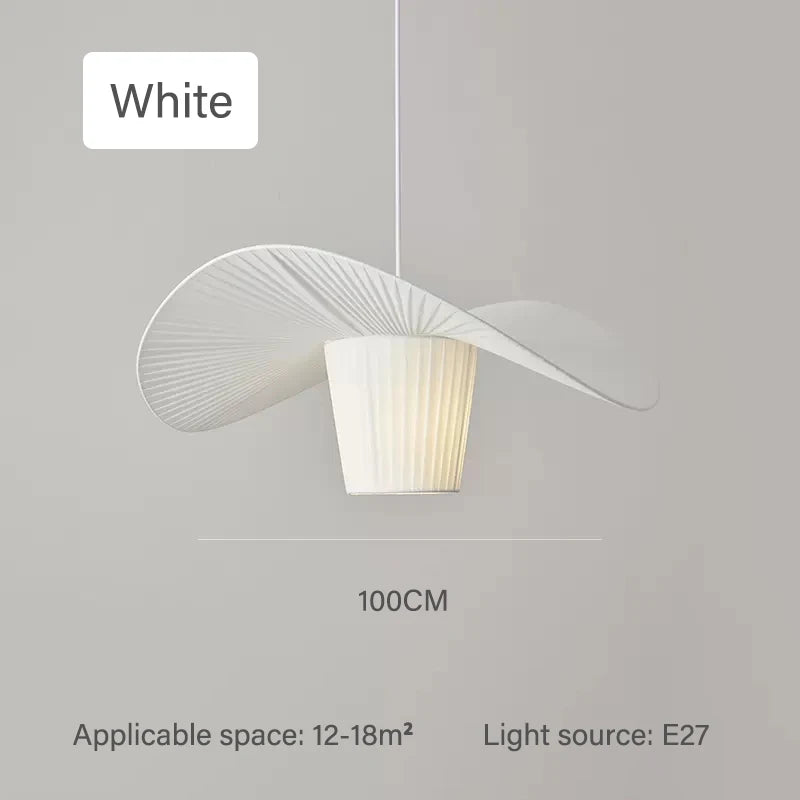 lustre moderne minimaliste en tissu pour décoration intérieure