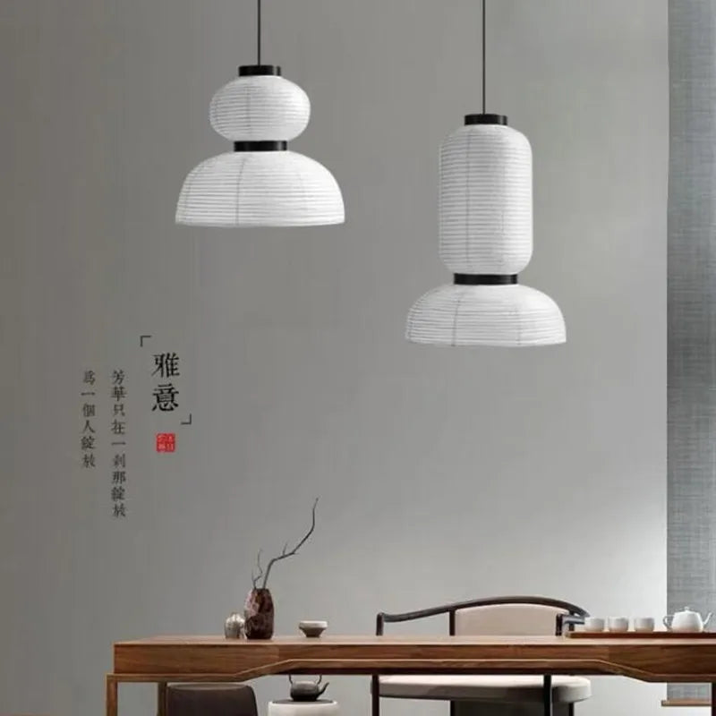 suspension en papier de riz au design danois pour décoration intérieure - vue 6 sur 9