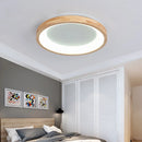 lampes de plafond en bois massif led simple japonais