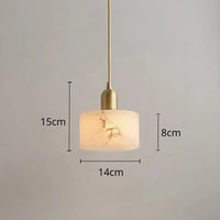 suspension en marbre nordique design moderne pour intérieur
