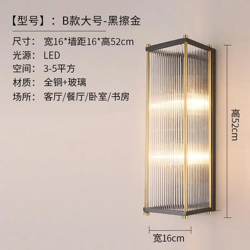 applique murale moderne en cristal doré argenté à led décorative - vue 11 sur 10