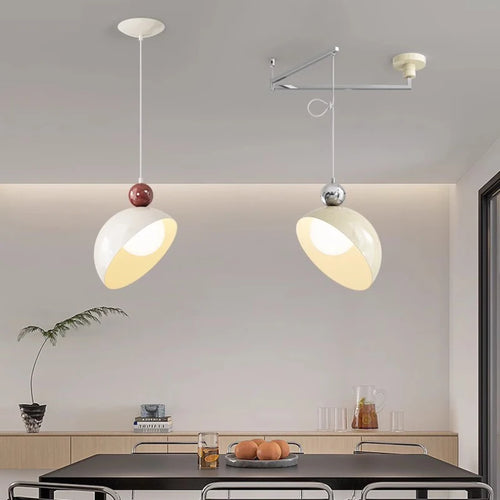 lustre à bras basculants pliable design rétractable pour intérieur restaurant - vue 2 sur 4
