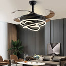 ventilateur de plafond silencieux avec télécommande et lumière LED