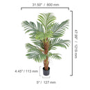 plante artificielle palmier sécurisée et facile d'entretien pour intérieur