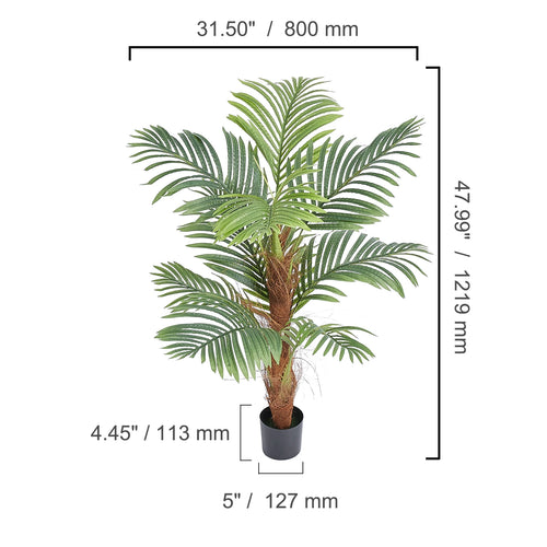 plante artificielle palmier sécurisée et facile d'entretien pour intérieur - vue 11 sur 11