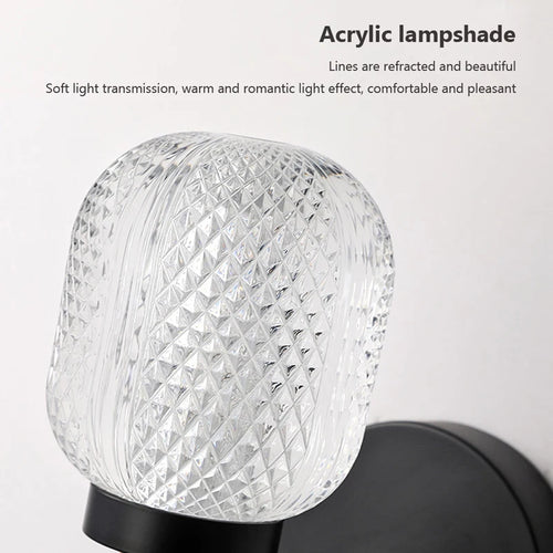 applique murale de luxe à led design moderne chaleureux décoratif - vue 7 sur 12