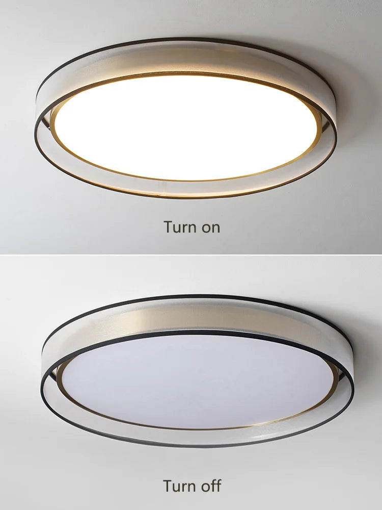 plafonnier led moderne rond nordique lampe de soleil créative - vue 3 sur 11