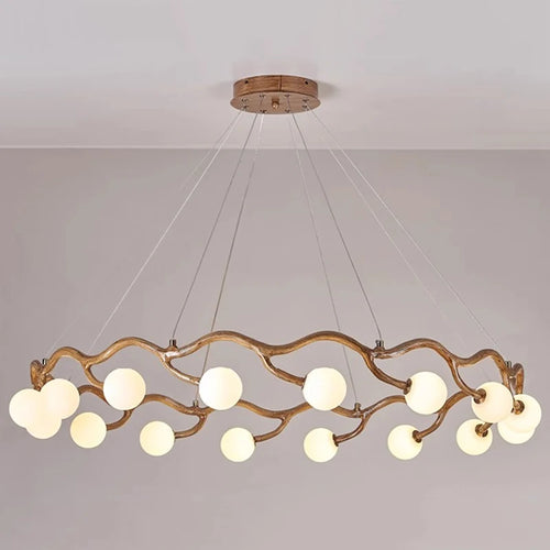Lustre design led branches d'arbre dois design moderne décoratif d'intérieur - vue 2 sur 13