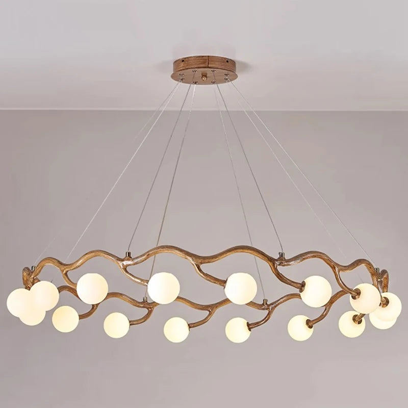 Lustre design led branches d'arbre dois design moderne décoratif d'intérieur - vue 1 sur 13