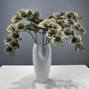 fleurs artificielles orchidée papillon en coton et silicone décoratives