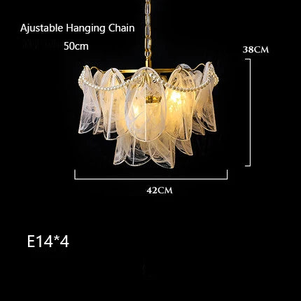 lustre suspendu en verre nuage design créatif postmoderne unique - vue 10 sur 18