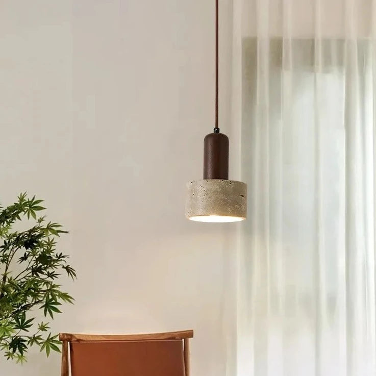 Suspension LED chevet crème vent - vue 4 sur 6