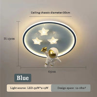 plafonnier moderne astronaute lampe créative pour enfants