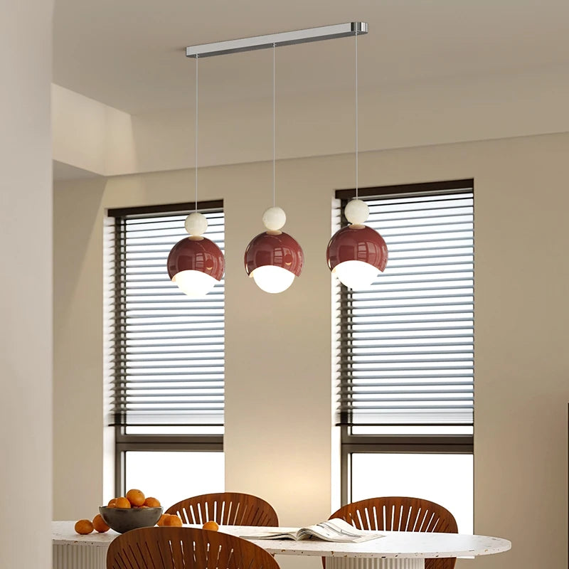 lustre à vent avec éclairage variable pour décoration moderne - vue 4 sur 8