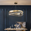 lustre en cristal de luxe pour éclairage décoratif intérieur