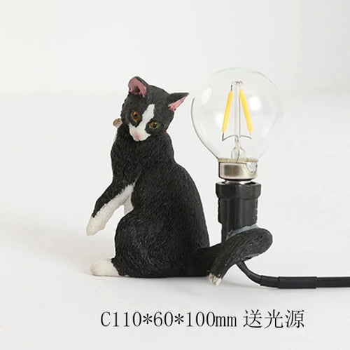 lampe de bureau décorative pour animaux en résine - vue 9 sur 14