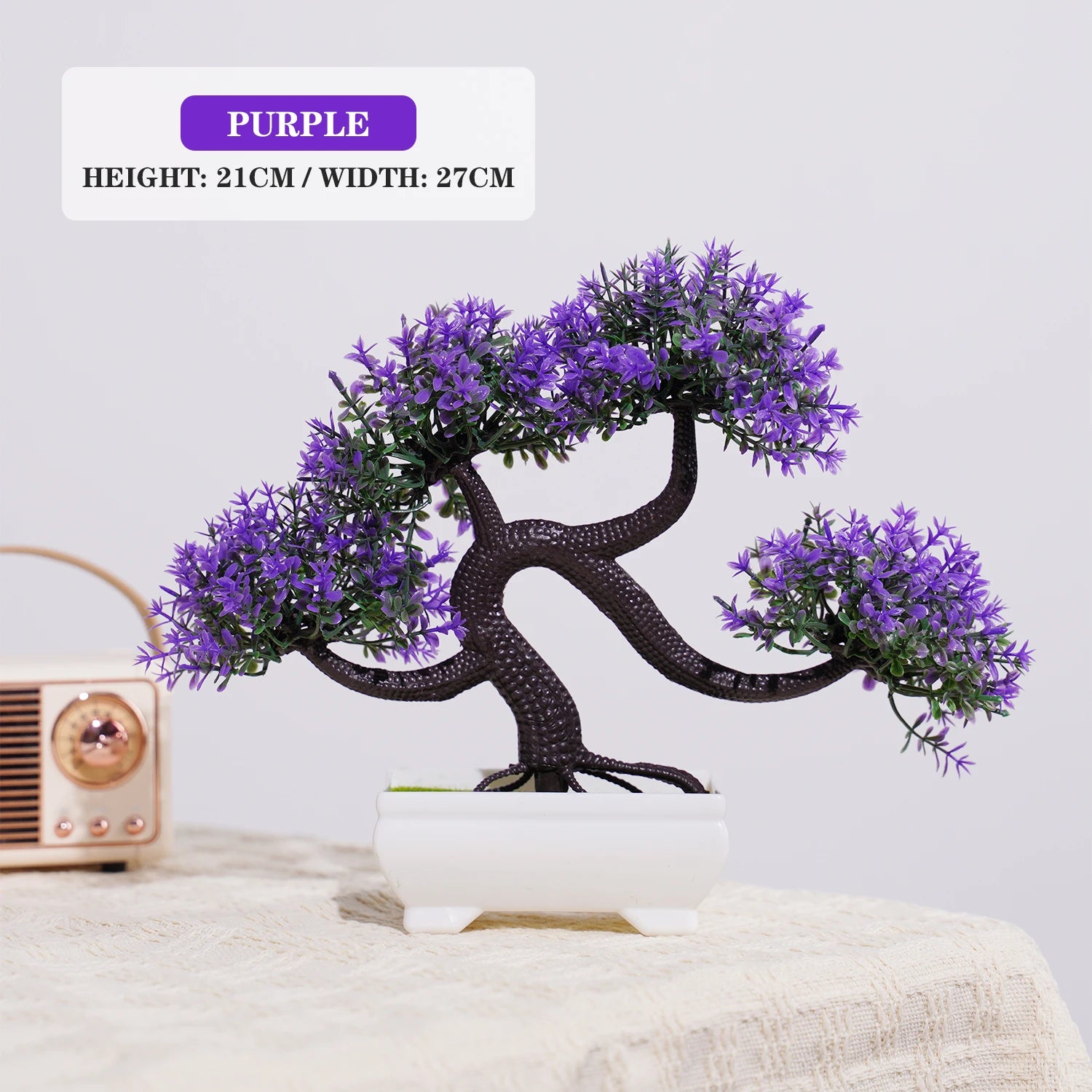 plantes artificielles bonsaï petit arbre décoration intérieure et extérieure - vue 15 sur 32