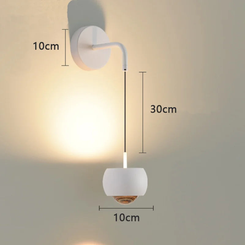 applique murale nordique créative pour éclairage décoratif moderne - vue 12 sur 12