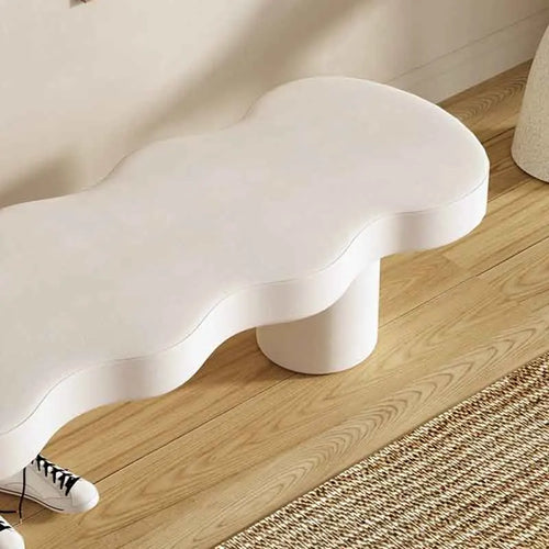 tabouret en velours nordique créatif pour loisirs et détente - vue 6 sur 10