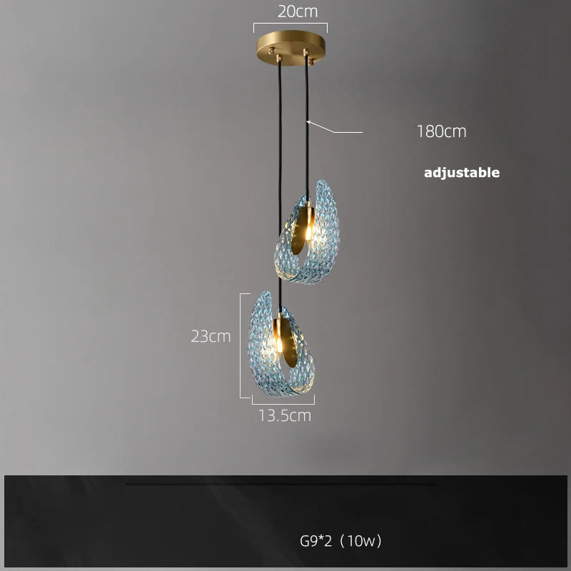 lustre art déco en cuivre pour un éclairage élégant - vue 14 sur 20