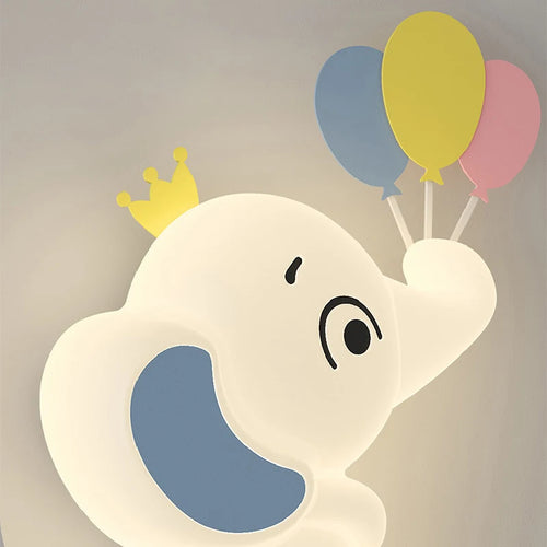 applique murale créative éléphants pour chambre d’enfant moderne et chaleureuse - vue 5 sur 8