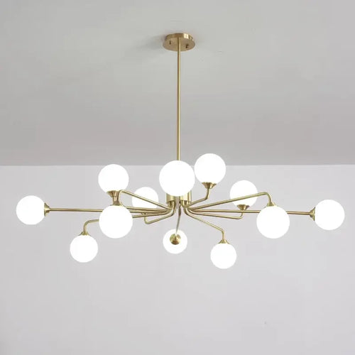 lustre nordique à led pour un éclairage moderne - vue 3 sur 14