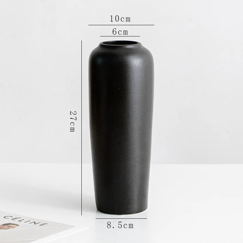vase en céramique moderne pour arrangement floral décoratif - vue 9 sur 8