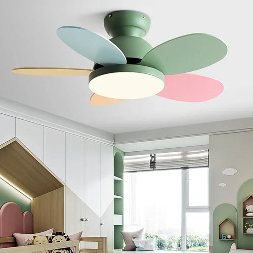 ventilateurs de plafond modernes avec contrôle de lumière pour intérieur - vue 3 sur 10