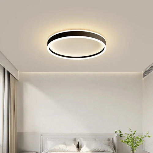 plafonnier led nordique à intensité variable pour intérieur - vue 5 sur 12