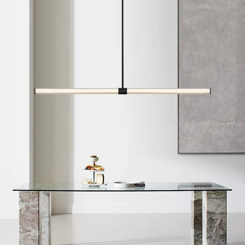lustre de luxe en verre de cuivre pour barre d'île moderne - vue 3 sur 9