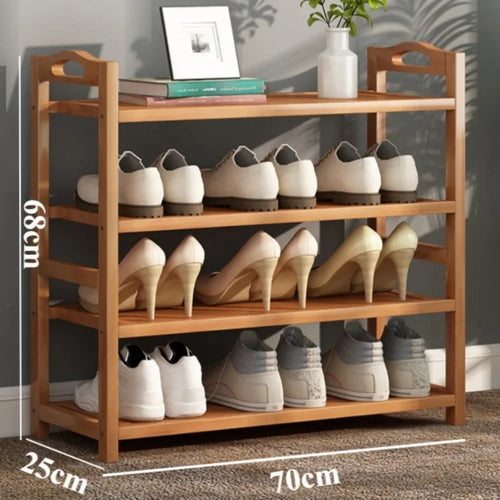 étagère à chaussures intérieure 3 4 5 étages organisateur de rangement multicouche - vue 12 sur 17