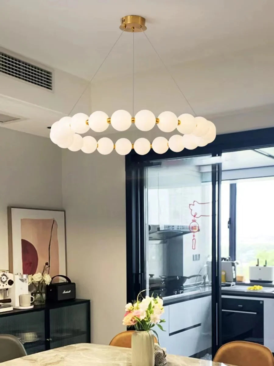 Lustre nordique en forme de haricot magique - vue 3 sur 19