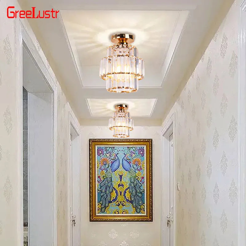 Nordique moderne K9 cristal Lustre intérieur plafonnier couloir escaliers suspension chambre Lustre salle à manger luminaires décor à la maison - vue 4 sur 16