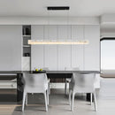lustre en marbre acier inoxydable à led dimmable pour éclairage intérieur