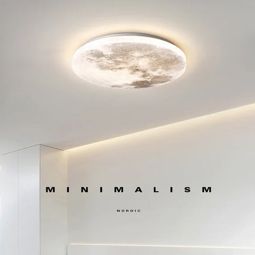 plafonnier design moderne en forme de lune pour intérieur créatif - vue 3 sur 10