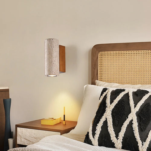 applique murale led wabi-sabi en pierre naturelle - vue 4 sur 14