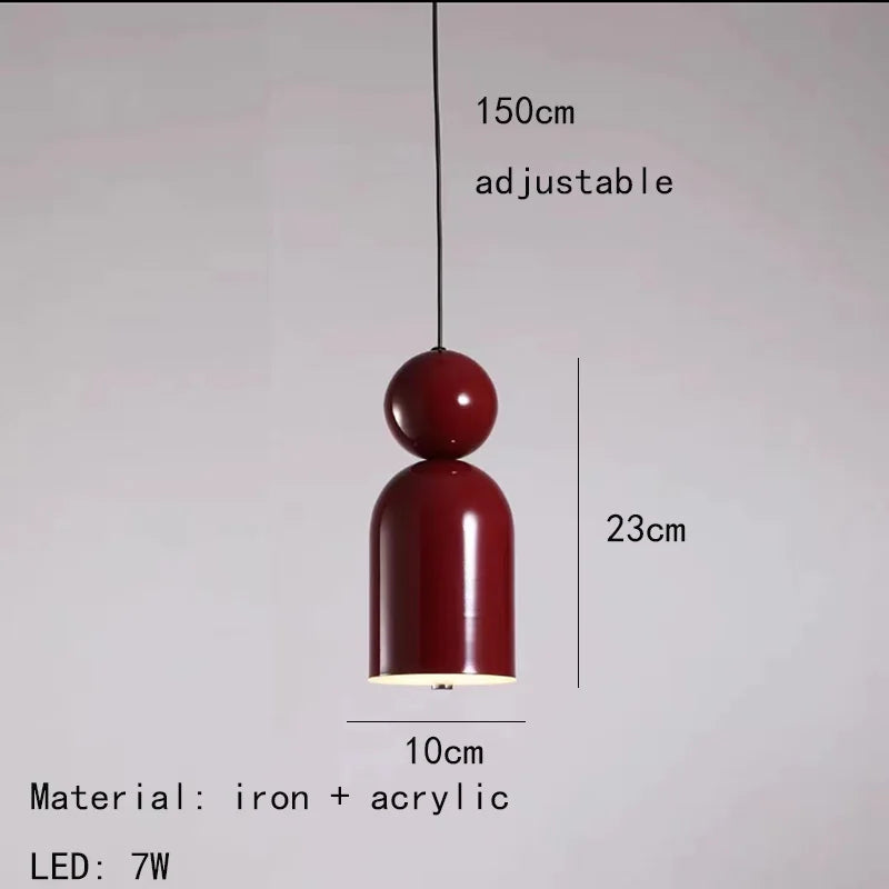 lustre moderne réglable cordon métallique pour intérieur design - vue 12 sur 24