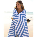 Serviette de plage sechage rapide compacte motif floral