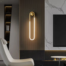 applique murale led moderne forme ellipse pour décoration intérieure