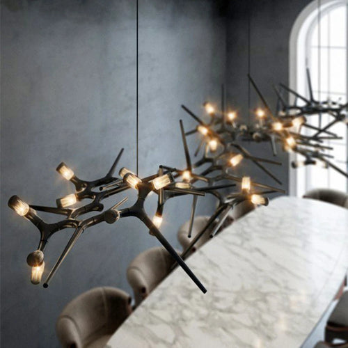 lustre led postmoderne roman de luxe pour hôtel - vue 2 sur 13