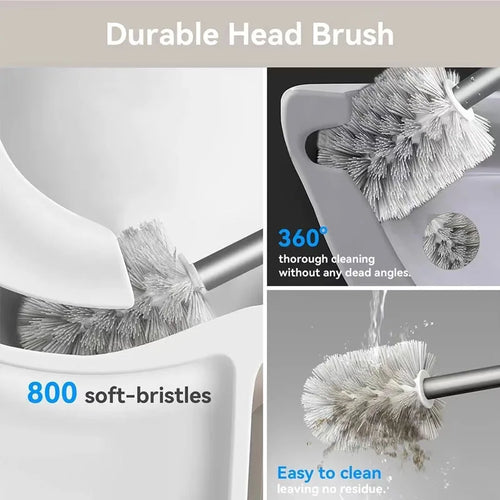 brosse de nettoyage en aluminium sans angle mort murale - vue 4 sur 8