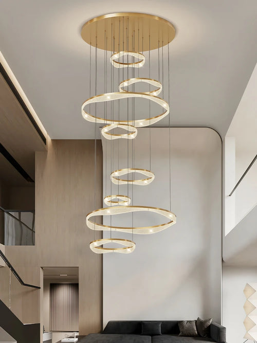 suspension led moderne style nordique pour intérieur élégant - vue 5 sur 10