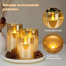 bougies LED décoratives avec télécommande et minuterie pour événements festifs